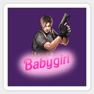 Leon Kennedy Babygirl Sticker